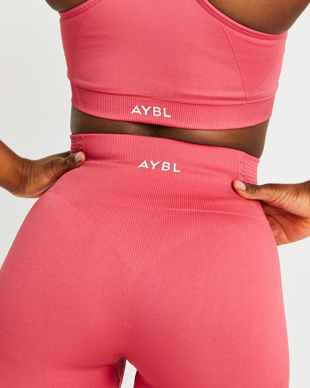 AYBL Balance V2 Seamless Shorts Różowe | 057236-JLI