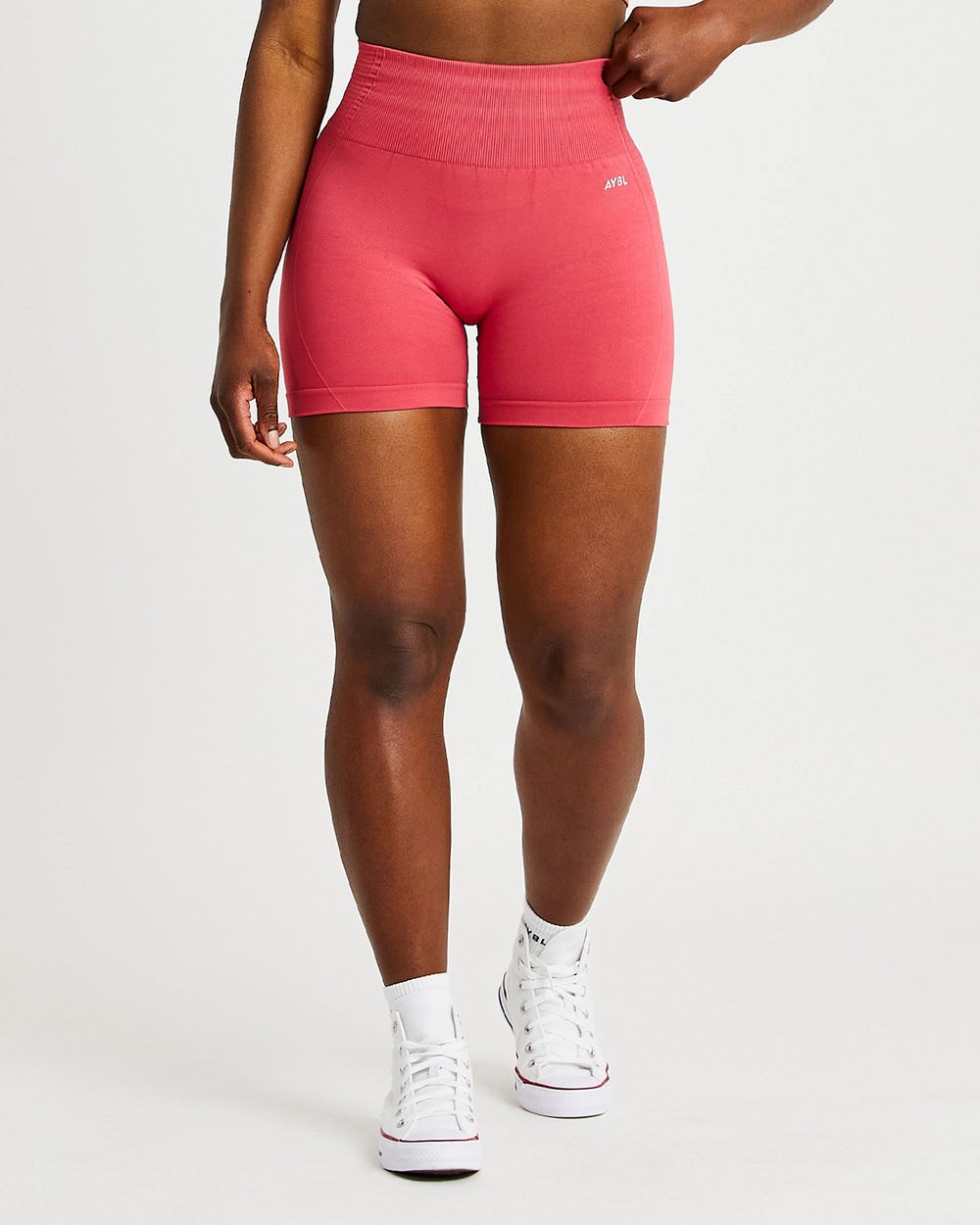 AYBL Balance V2 Seamless Shorts Różowe | 057236-JLI