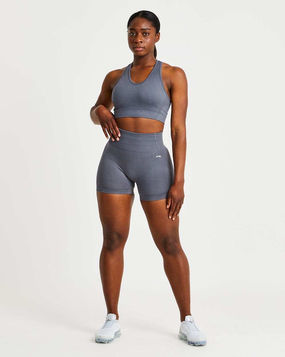 AYBL Balance V2 Seamless Shorts Szare | 392801-JMW