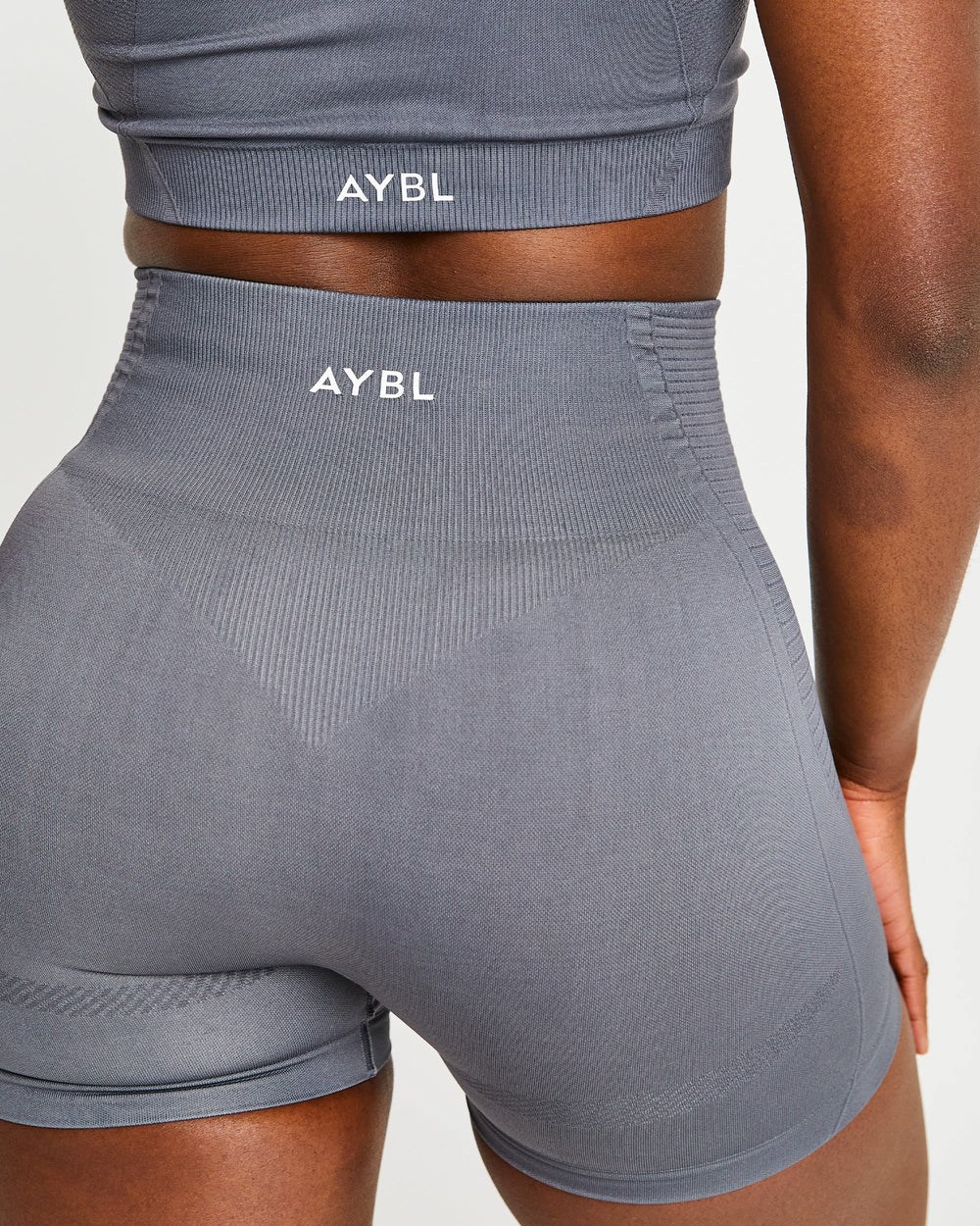 AYBL Balance V2 Seamless Shorts Szare | 392801-JMW