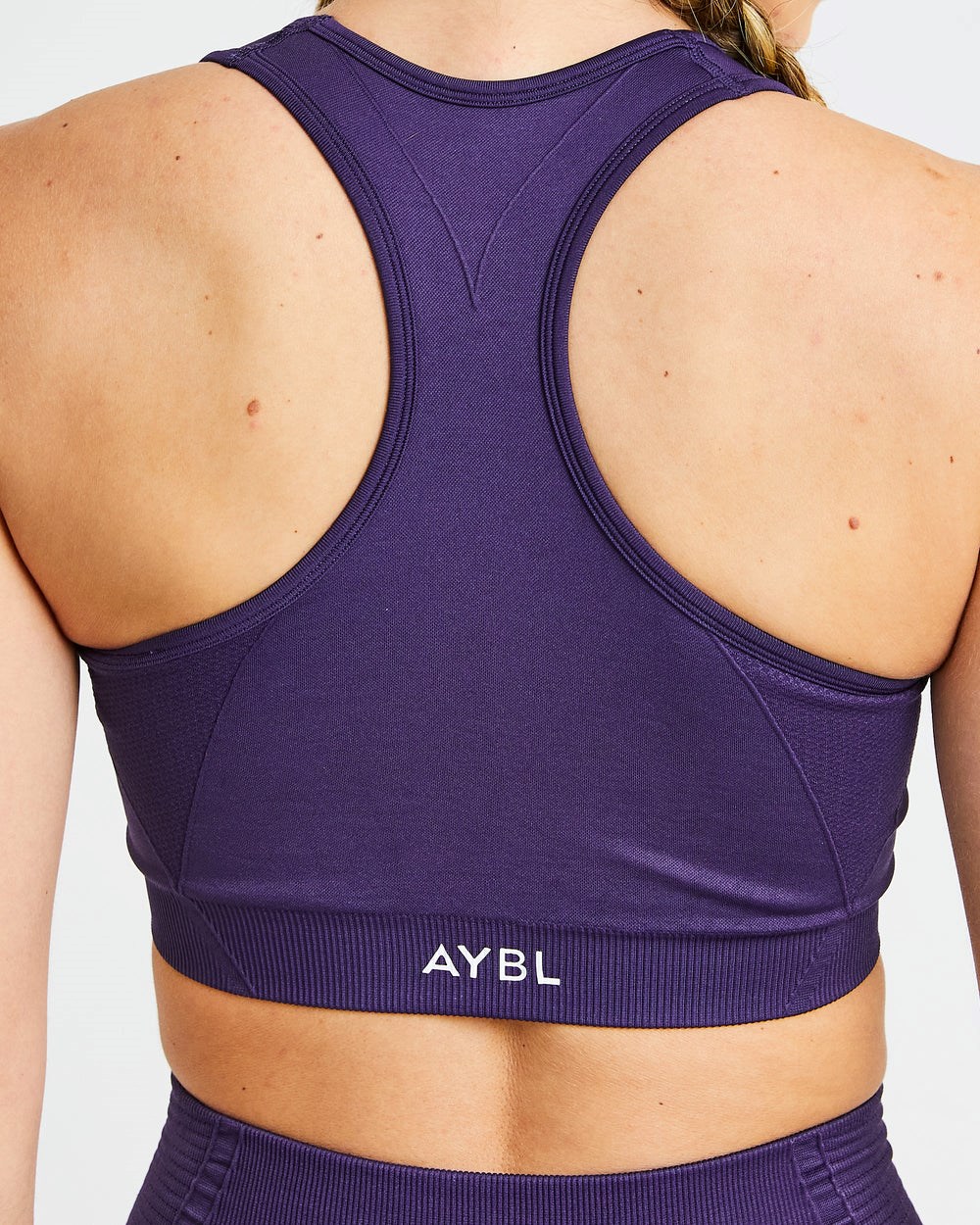 AYBL Balance V2 Seamless Sports Bra Fioletowe | 210687-BRK