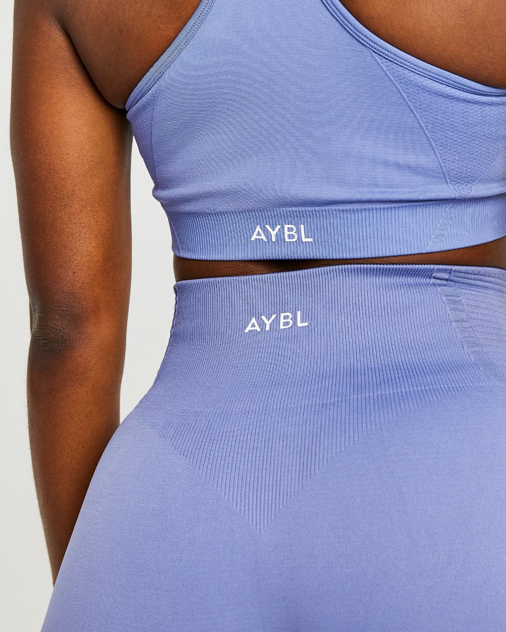 AYBL Balance V2 Seamless Sports Bra Niebieskie | 435168-DVI