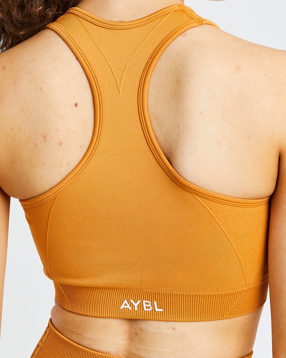 AYBL Balance V2 Seamless Sports Bra Pomarańczowe | 796501-DNF