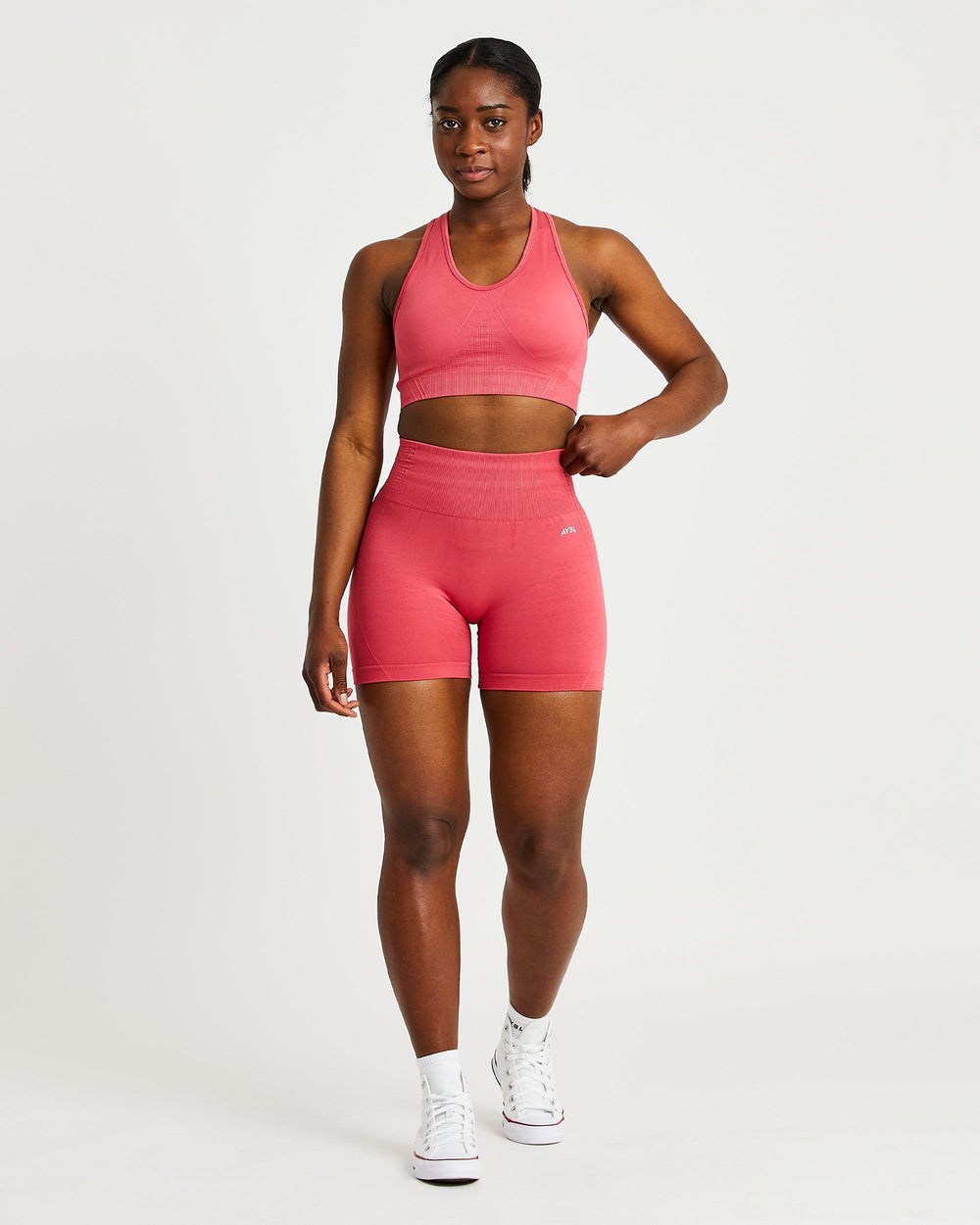 AYBL Balance V2 Seamless Sports Bra Różowe | 713504-AFL