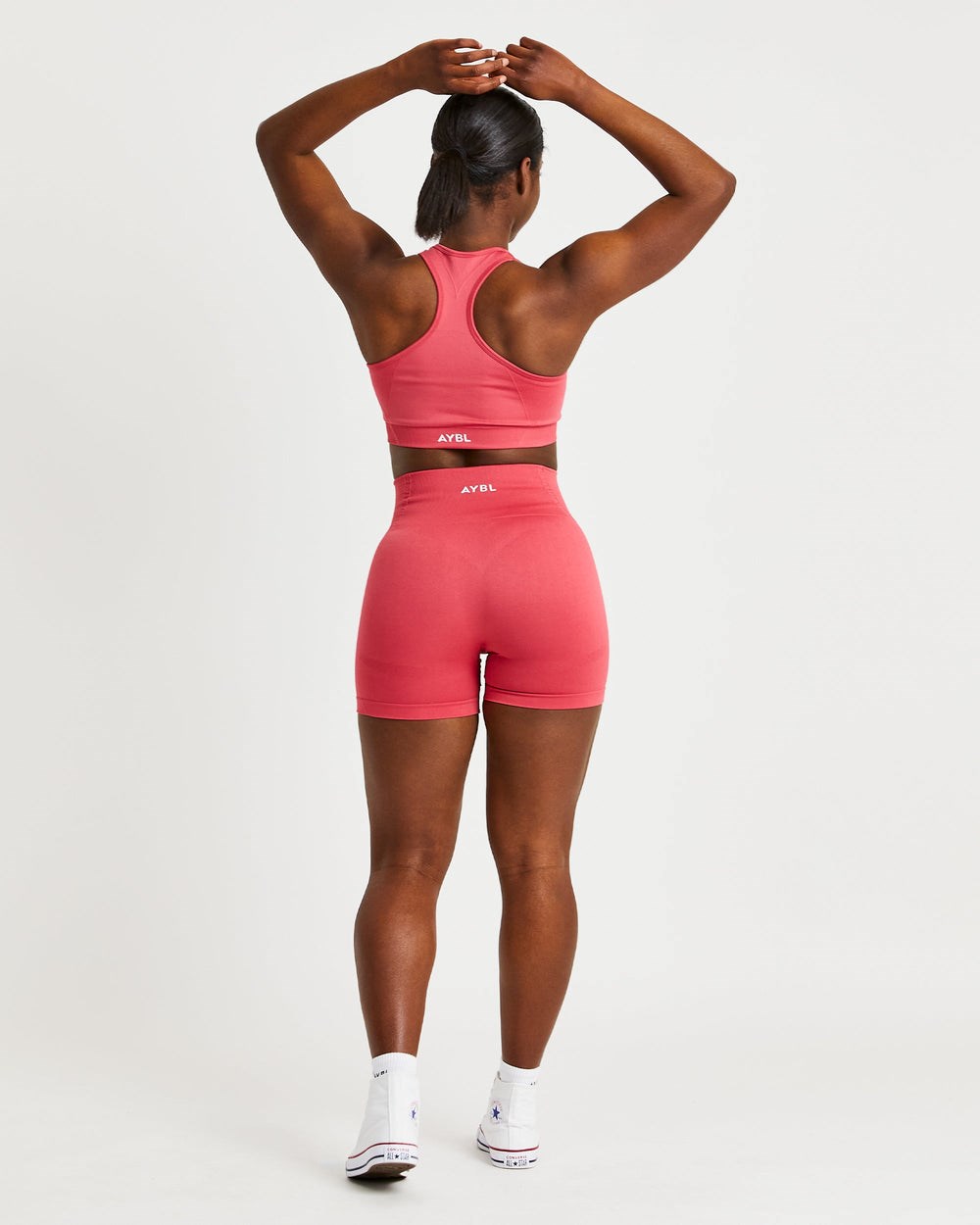 AYBL Balance V2 Seamless Sports Bra Różowe | 713504-AFL