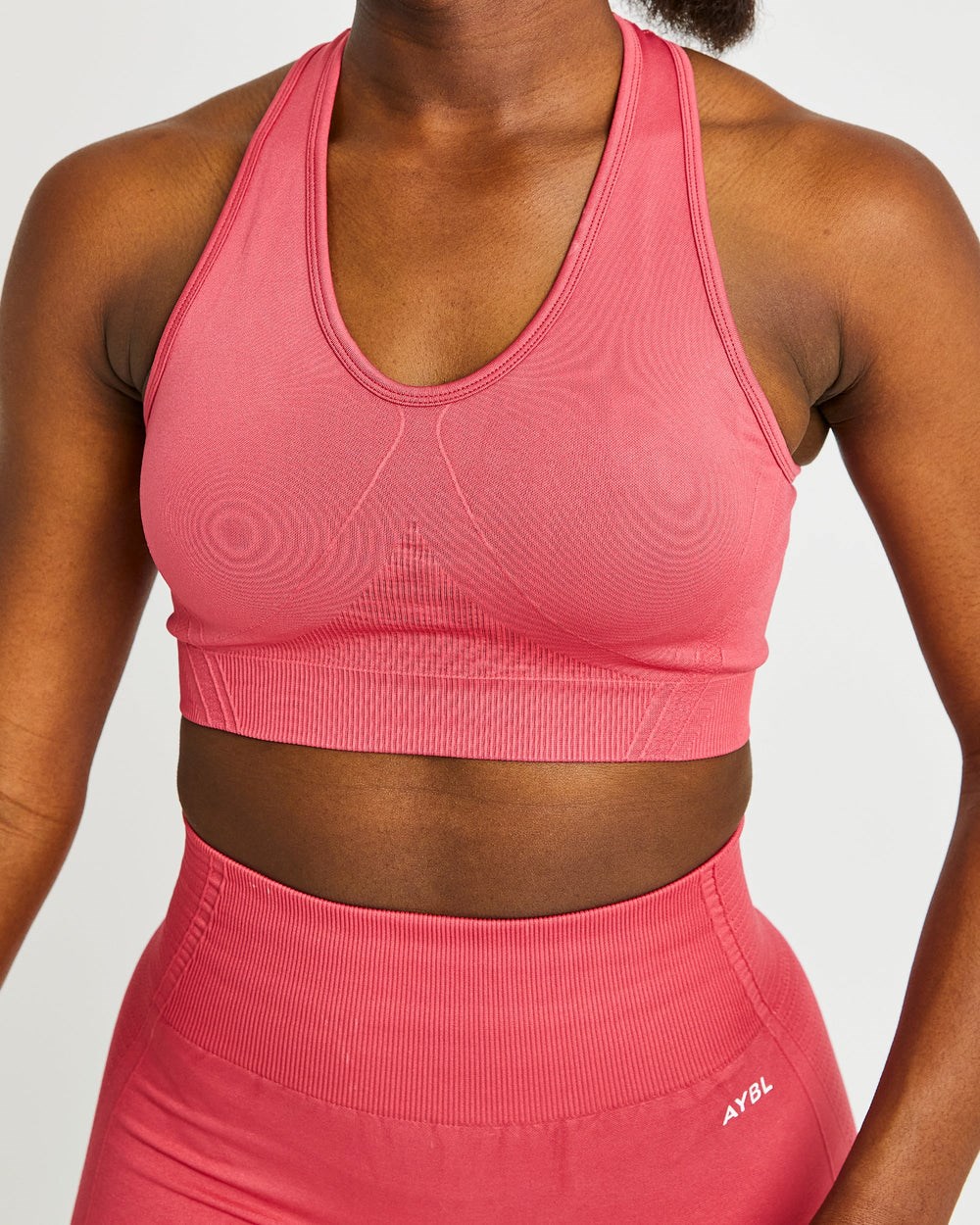 AYBL Balance V2 Seamless Sports Bra Różowe | 713504-AFL