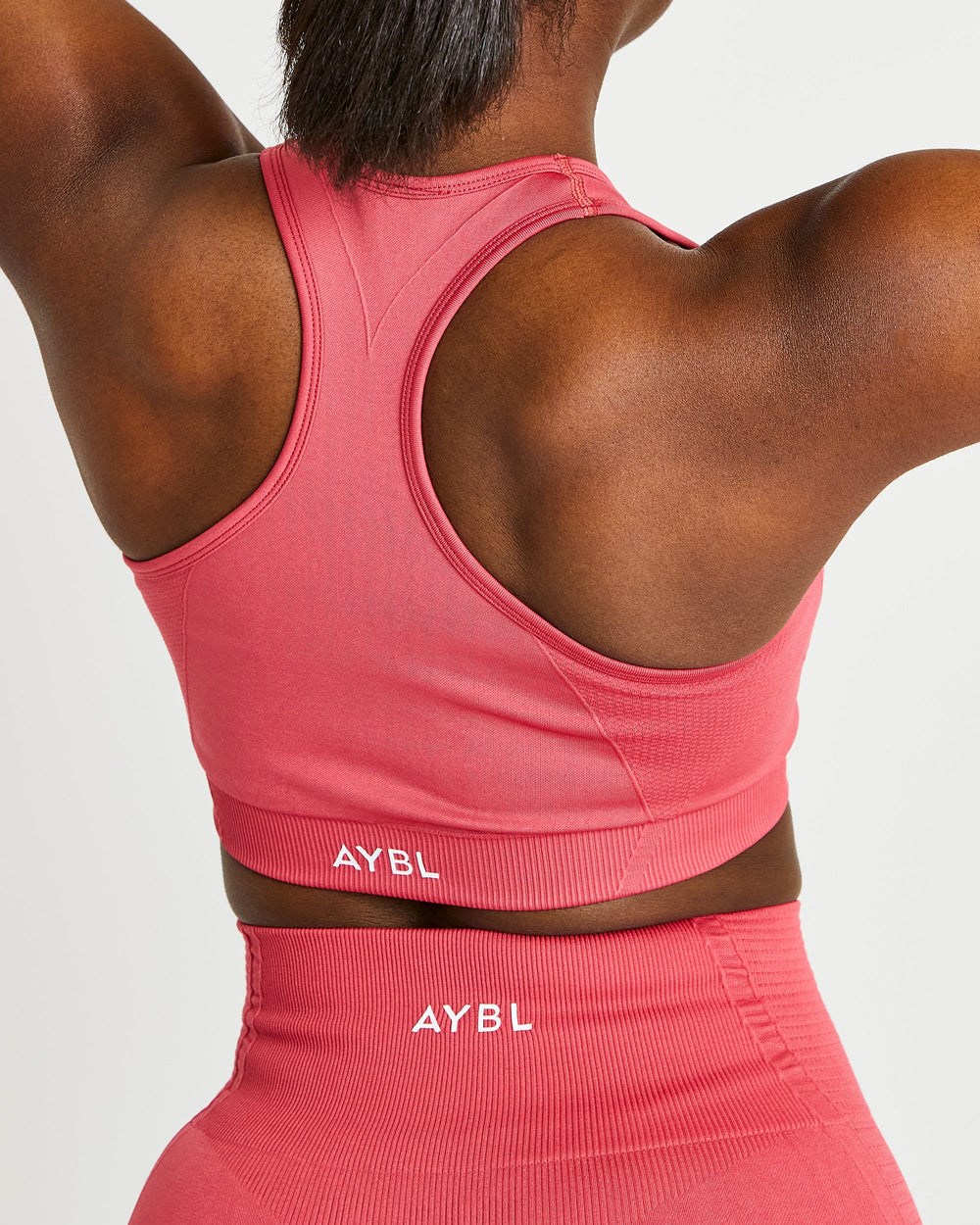 AYBL Balance V2 Seamless Sports Bra Różowe | 713504-AFL