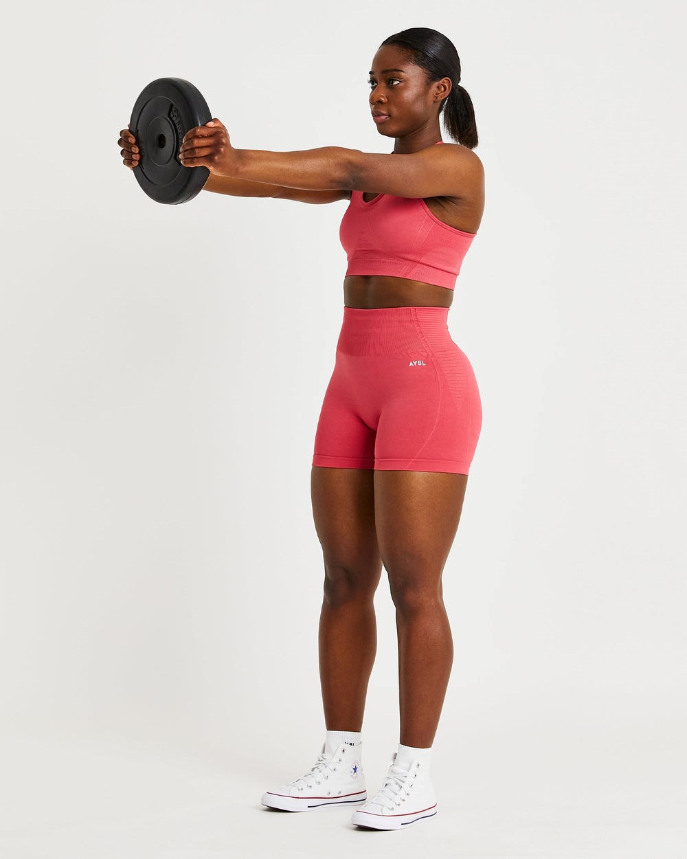 AYBL Balance V2 Seamless Sports Bra Różowe | 713504-AFL