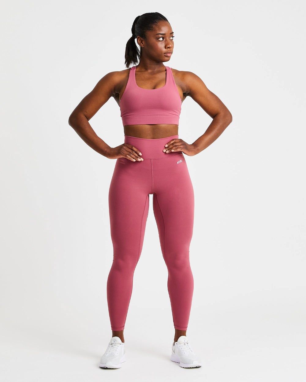 AYBL Core Leggings Czerwone | 760543-FVI