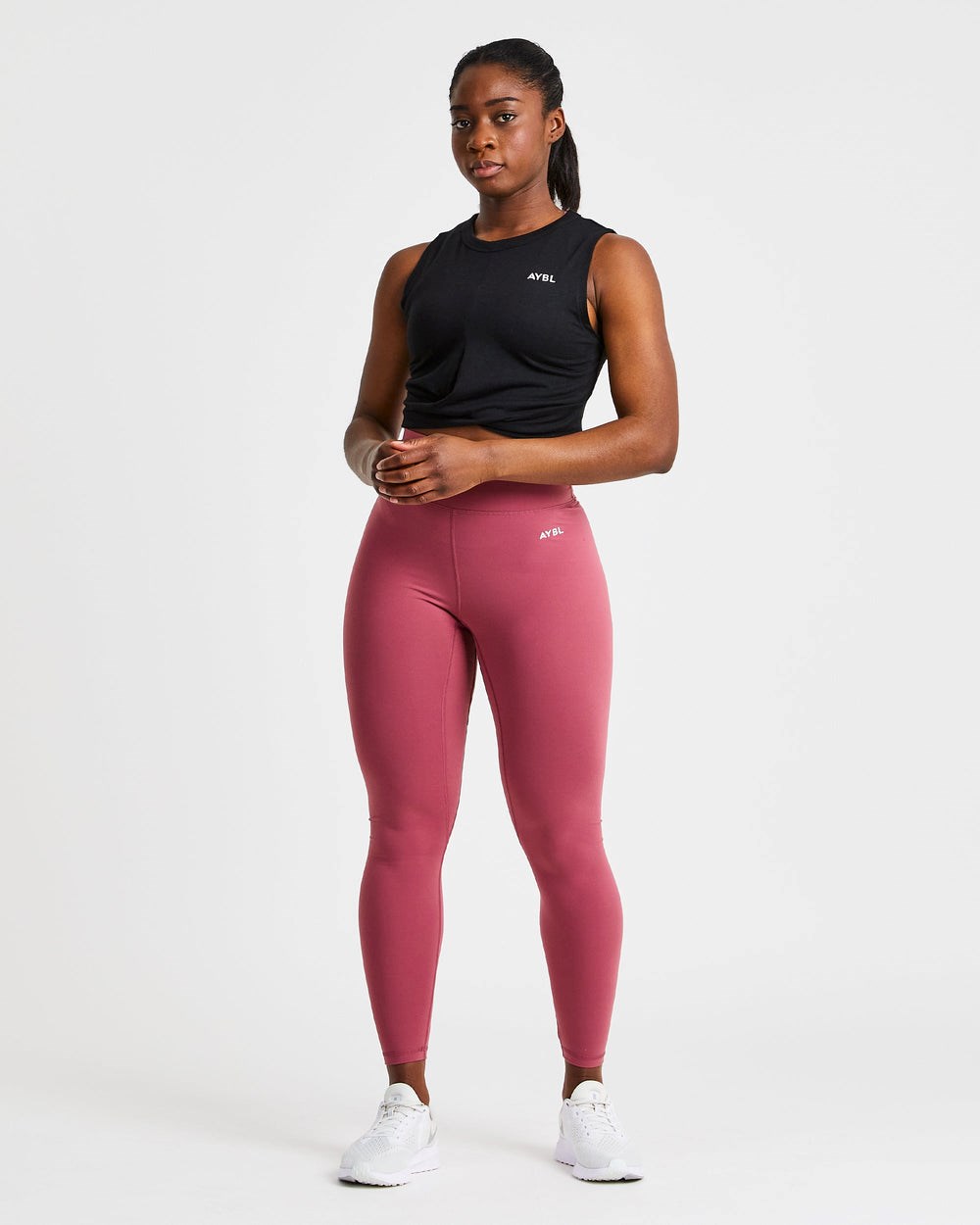 AYBL Core Leggings Czerwone | 760543-FVI