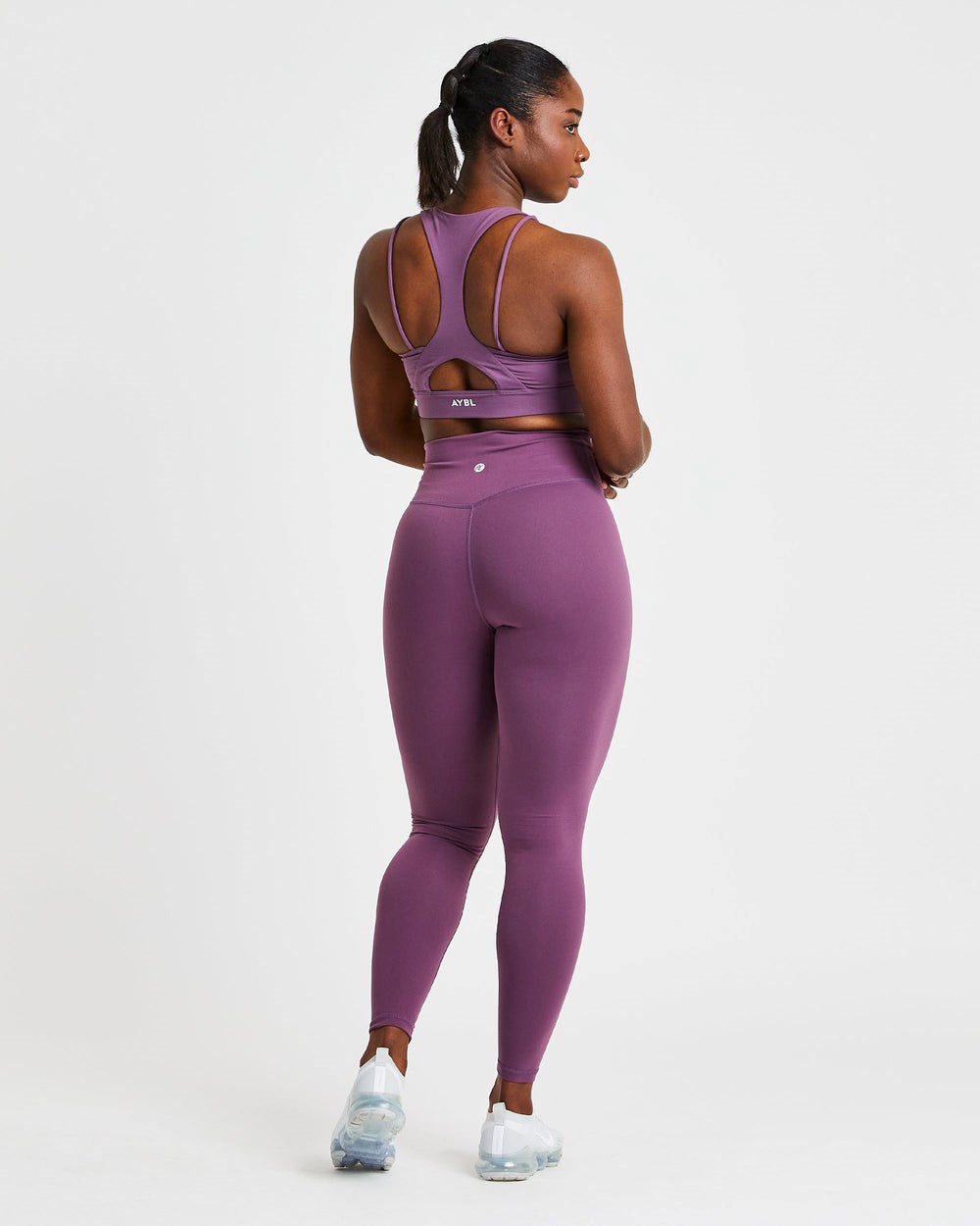 AYBL Core Leggings Fioletowe | 507463-YPF