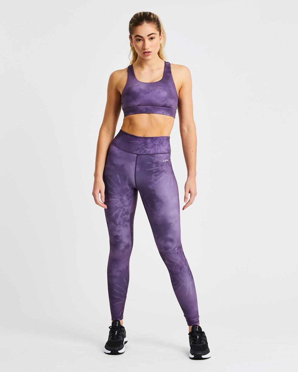 AYBL Core Leggings Fioletowe | 768342-ILV