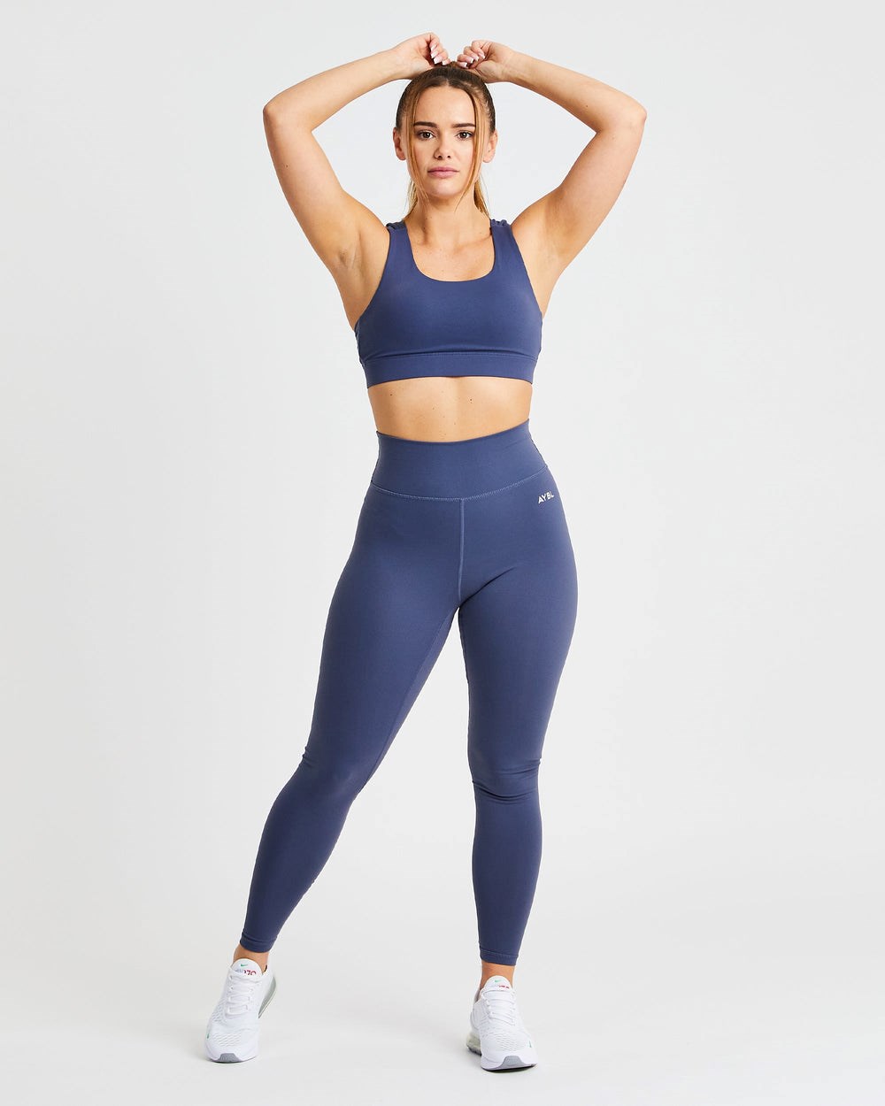 AYBL Core Leggings Granatowe Niebieskie | 815076-SBW