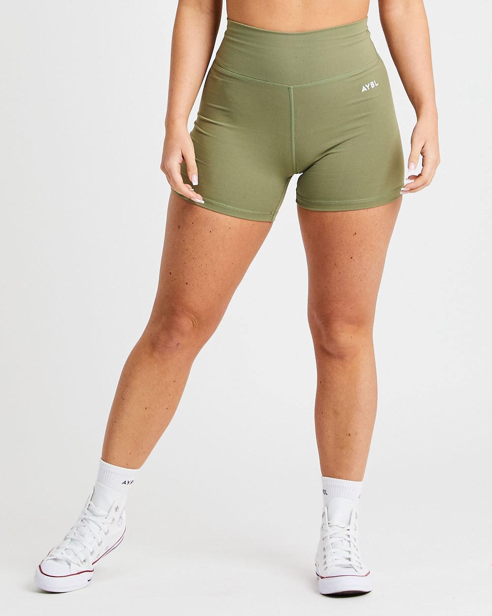 AYBL Core Shorts Oliwkowe | 138752-UXO