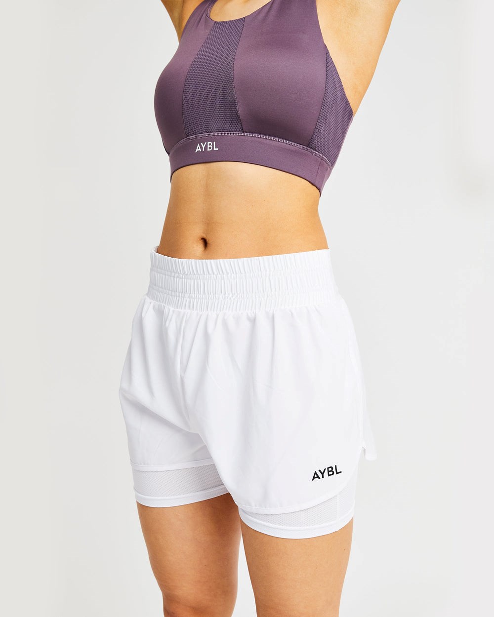 AYBL Define Shorts Białe | 594637-CZL