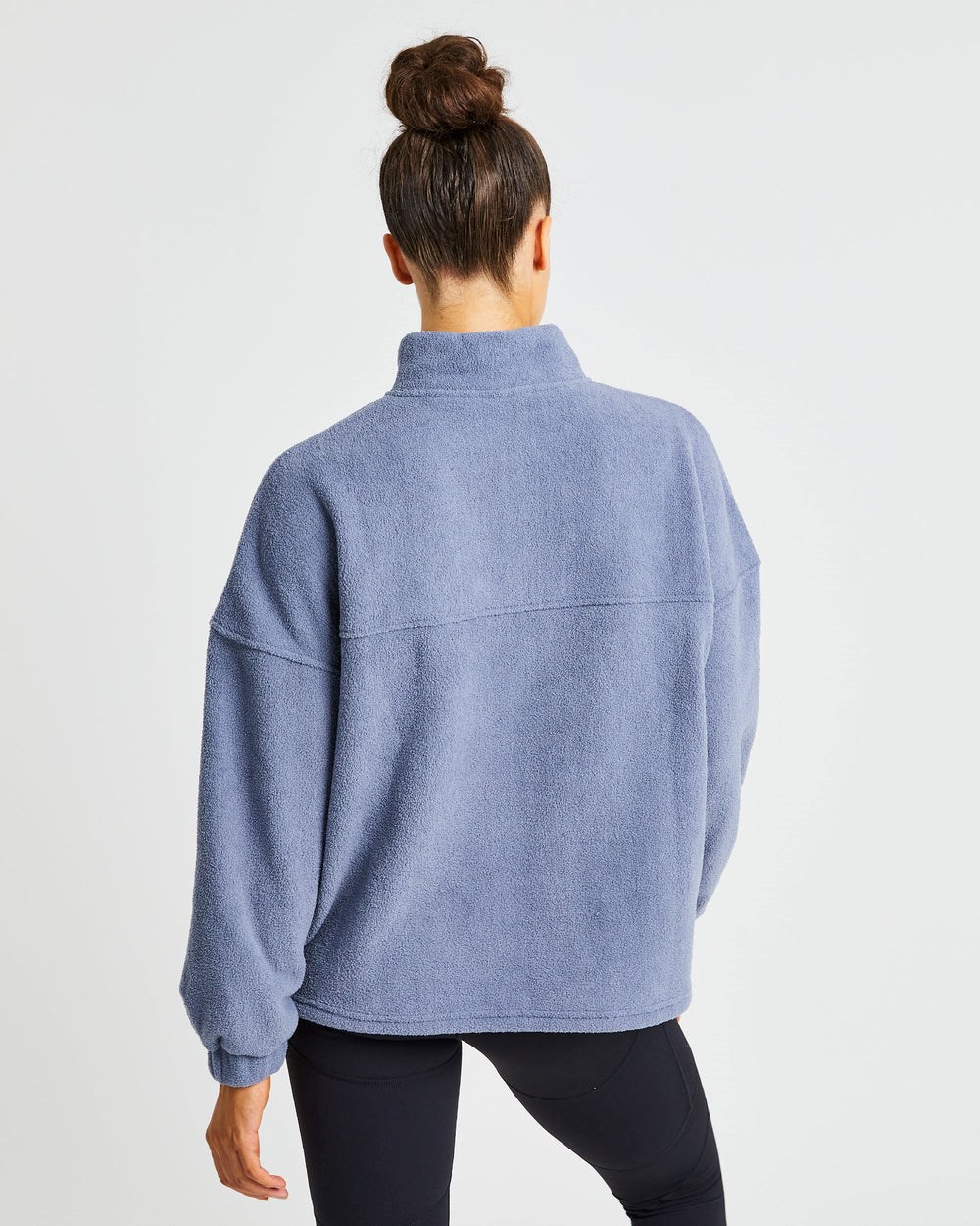 AYBL Effortless Oversized Fleece Niebieskie | 645729-FQR