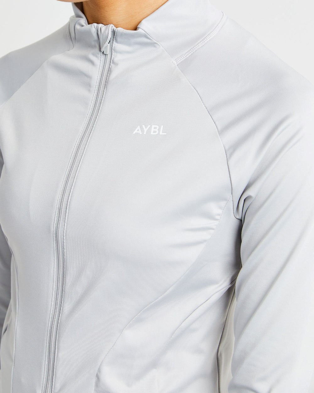 AYBL Effortless Zip Jacket Głęboka Szare | 683425-PVU