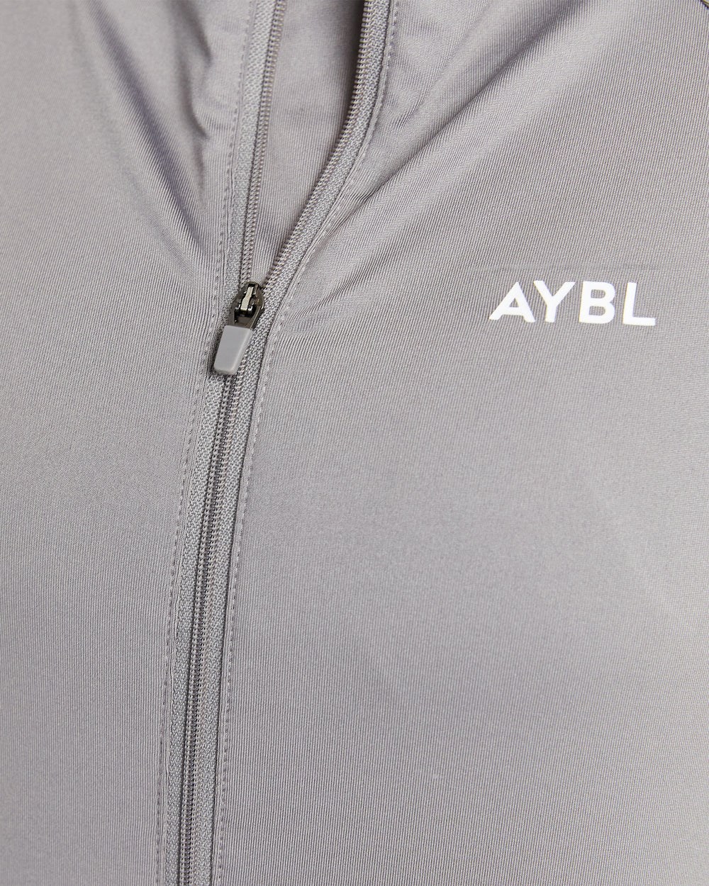 AYBL Effortless Zip Jacket Szare | 083925-AUP