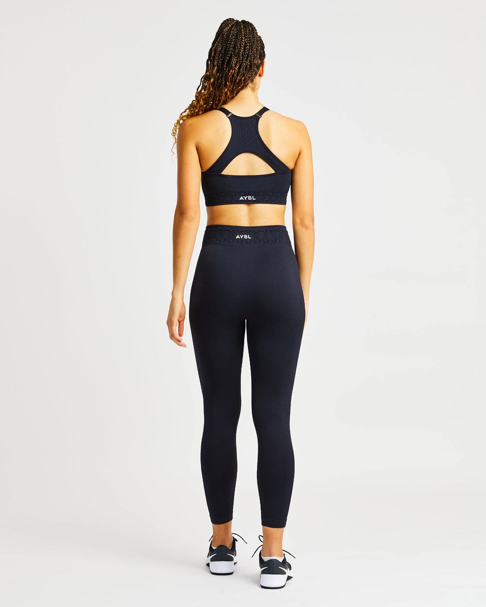 AYBL Elevate Seamless Leggings Czarne | 195384-CQK