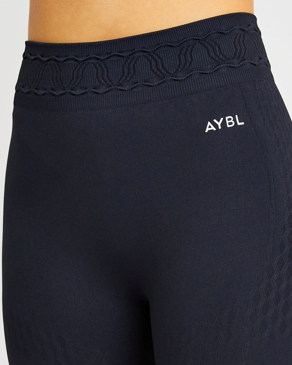 AYBL Elevate Seamless Leggings Czarne | 195384-CQK