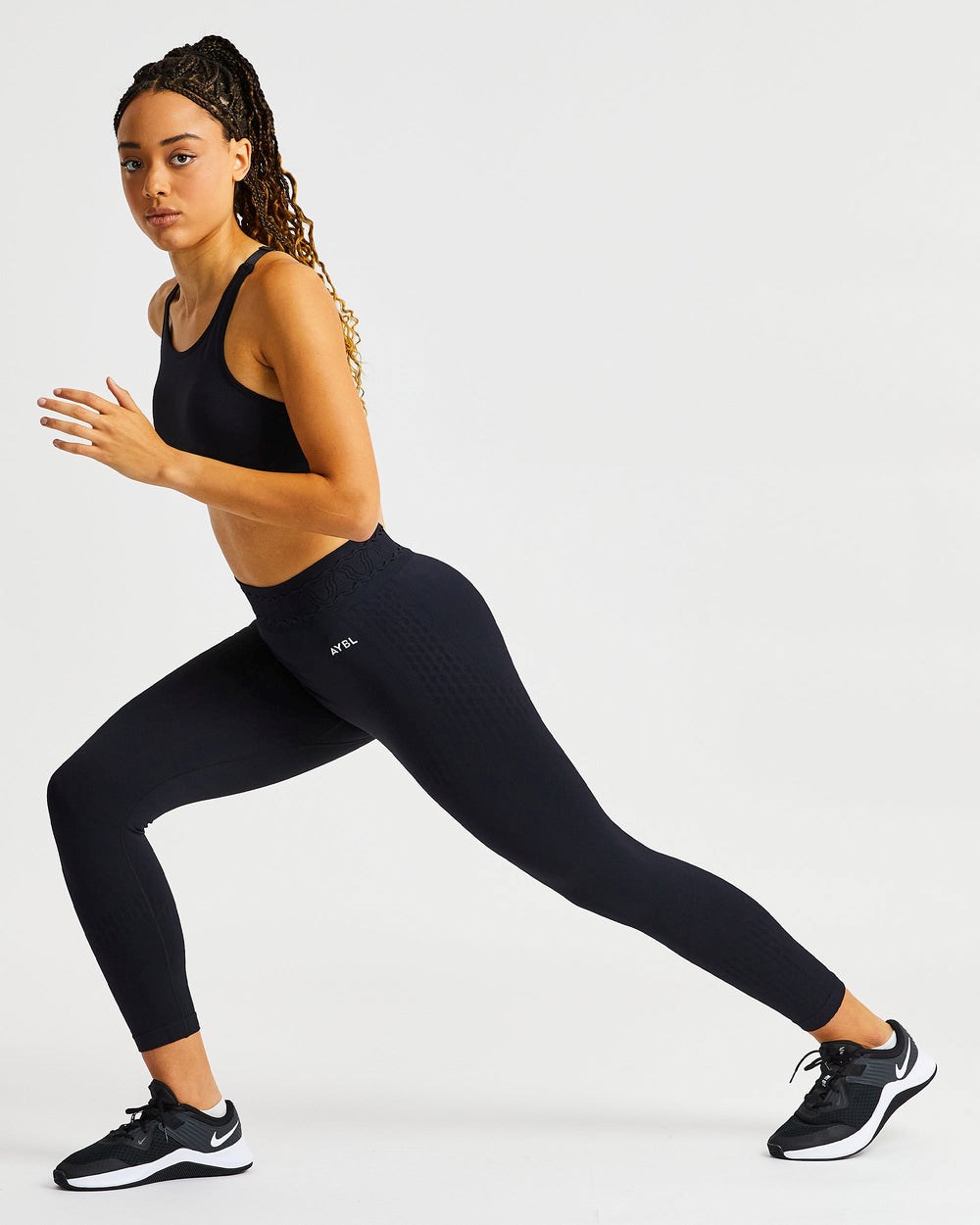 AYBL Elevate Seamless Leggings Czarne | 195384-CQK