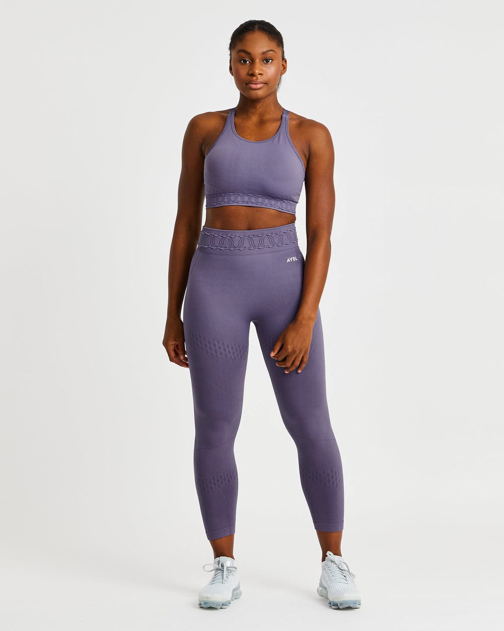 AYBL Elevate Seamless Leggings Fioletowe | 329610-TMX