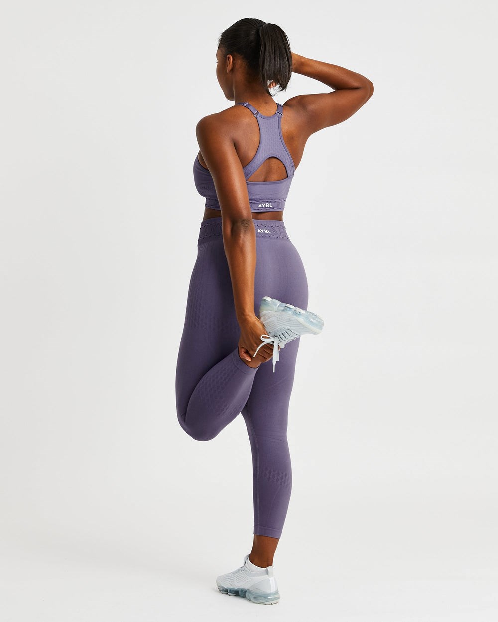 AYBL Elevate Seamless Leggings Fioletowe | 329610-TMX