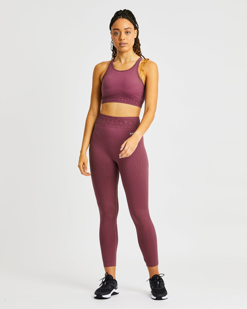 AYBL Elevate Seamless Leggings Różowe | 308627-IDM