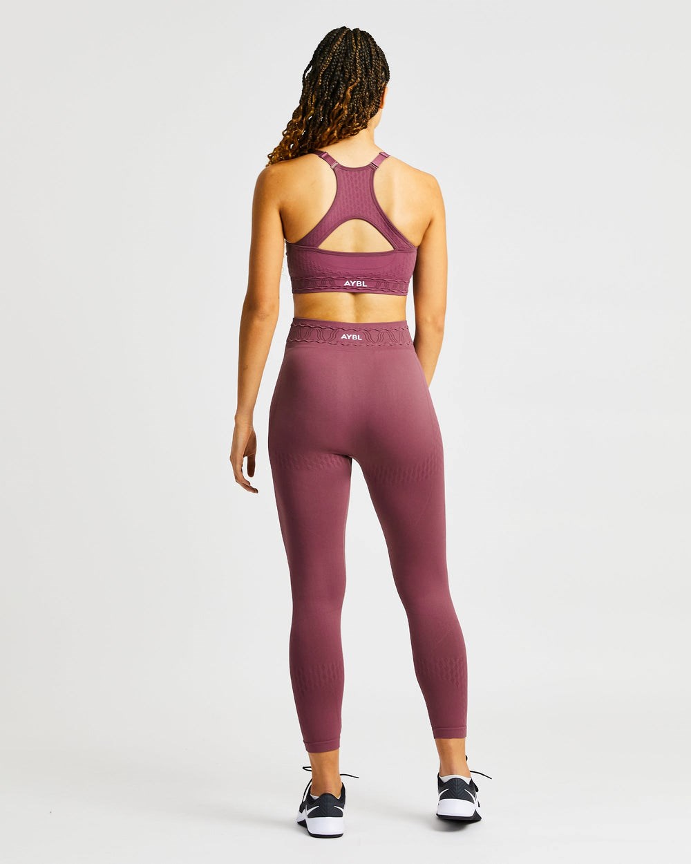 AYBL Elevate Seamless Leggings Różowe | 308627-IDM