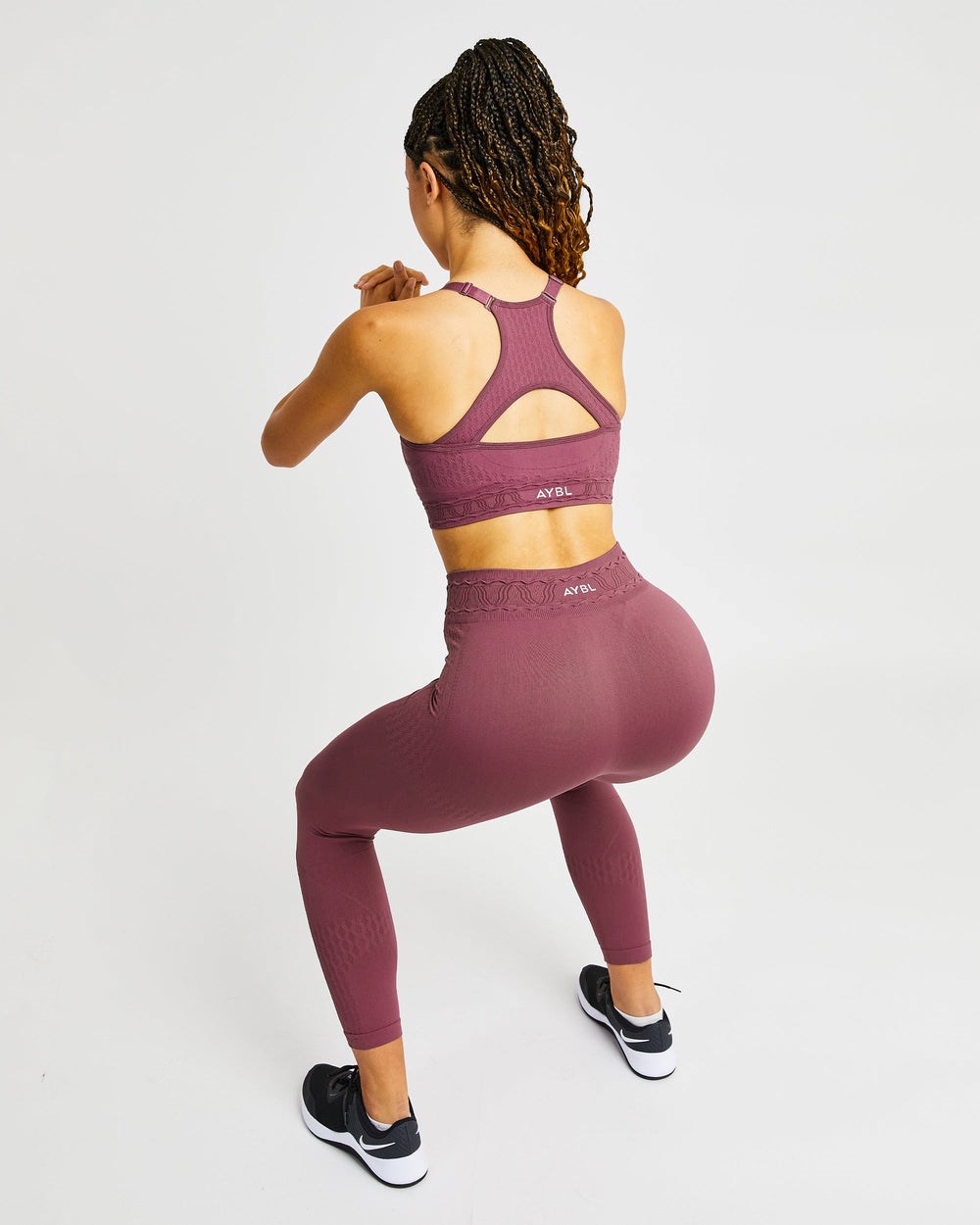 AYBL Elevate Seamless Leggings Różowe | 308627-IDM