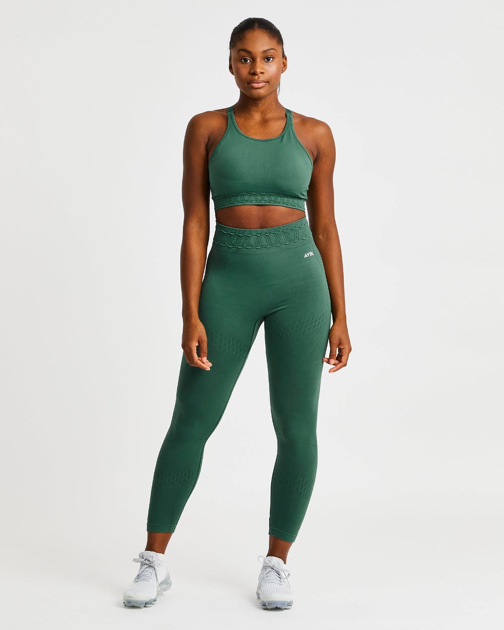 AYBL Elevate Seamless Leggings Zielone | 298160-NKR