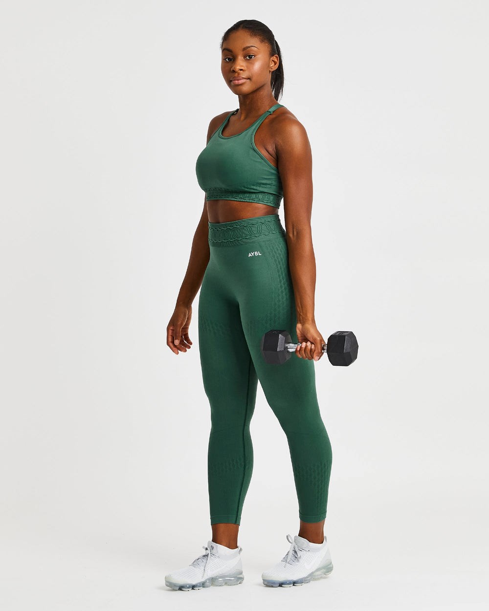 AYBL Elevate Seamless Leggings Zielone | 298160-NKR