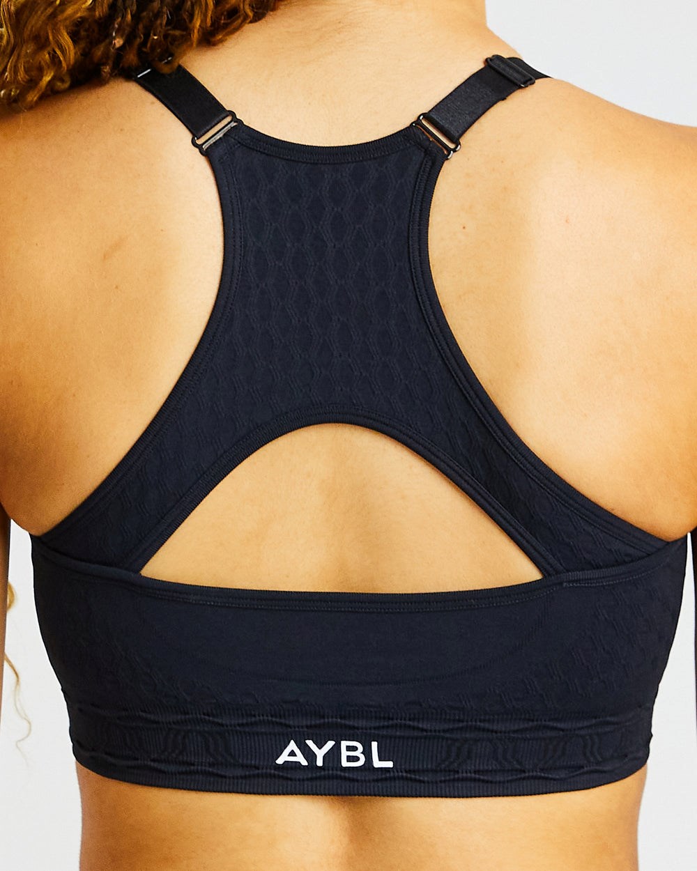 AYBL Elevate Seamless Sports Bra Czarne | 957416-CEL