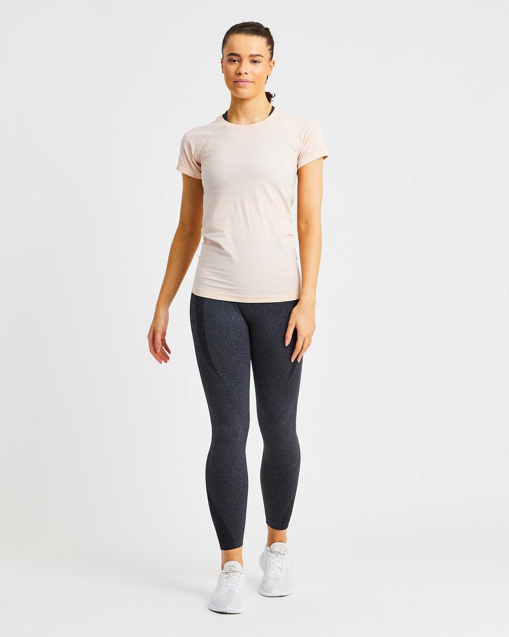 AYBL Embrace Seamless T Shirt Soft Peach | 219580-IOB