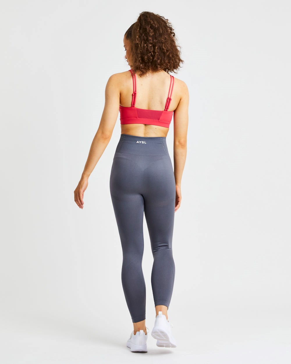 AYBL Essential Bandeau Sports Bra Różowe | 872410-KVC