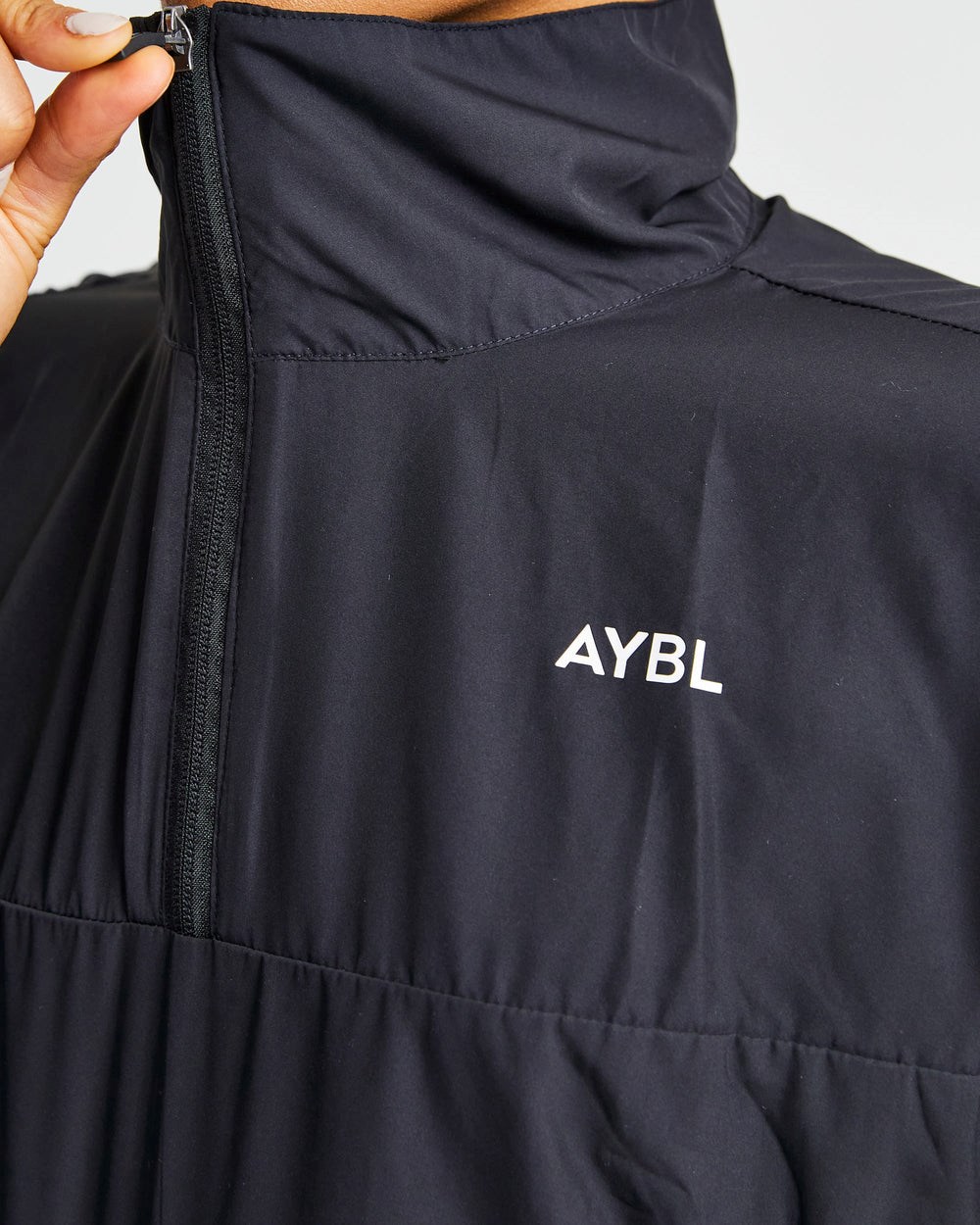 AYBL Everyday 1/2 Zip Pullover Czarne | 627805-MVO