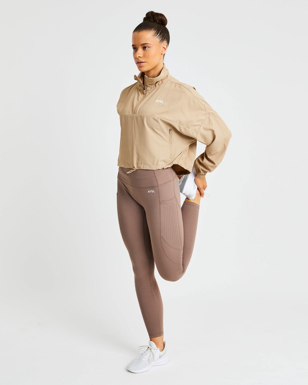 AYBL Everyday 1/2 Zip Pullover Nude | 370421-UDI