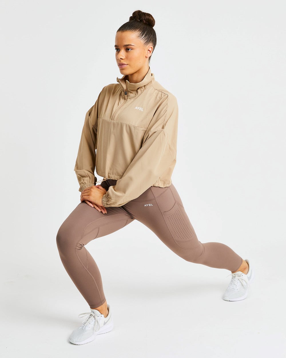 AYBL Everyday 1/2 Zip Pullover Nude | 370421-UDI