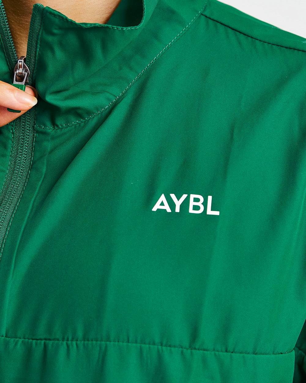 AYBL Everyday 1/2 Zip Pullover Zielone | 257681-EAZ