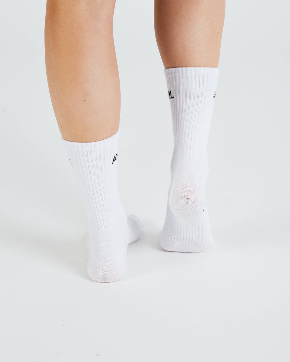 AYBL Everyday Crew Socks (3 Pack) Białe | 231570-RID