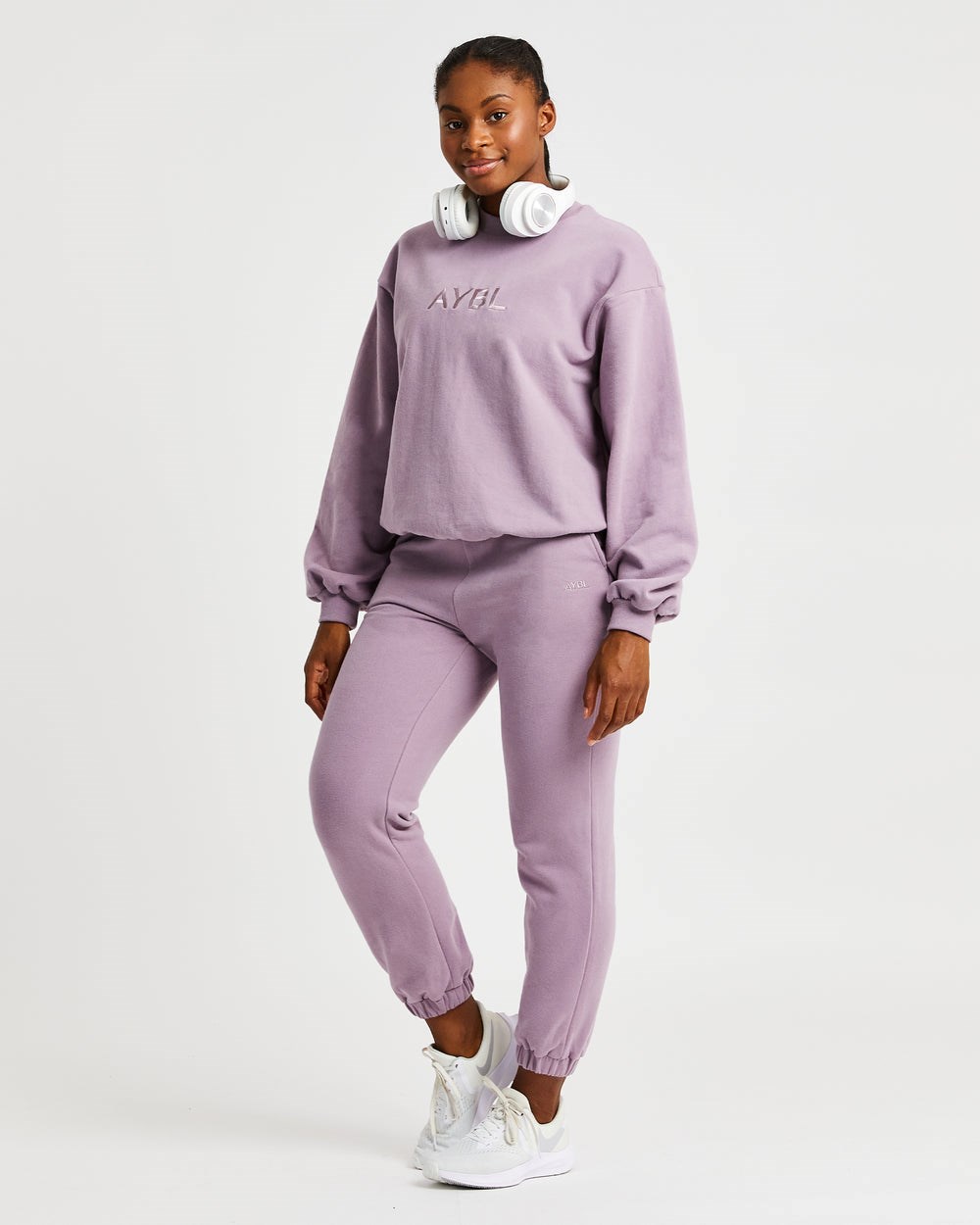 AYBL Everyday Oversized Joggers Muted Mauve | 469012-XEB