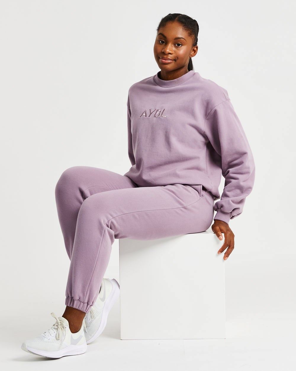 AYBL Everyday Oversized Joggers Muted Mauve | 469012-XEB