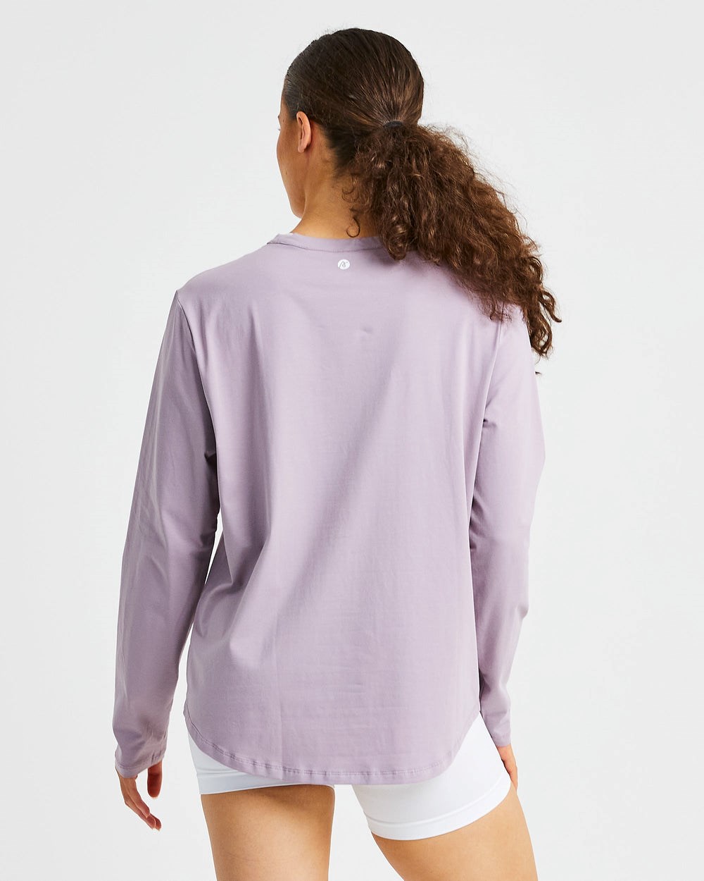 AYBL Everyday Oversized Long Sleeve T Shirt Muted Mauve | 361724-EKV