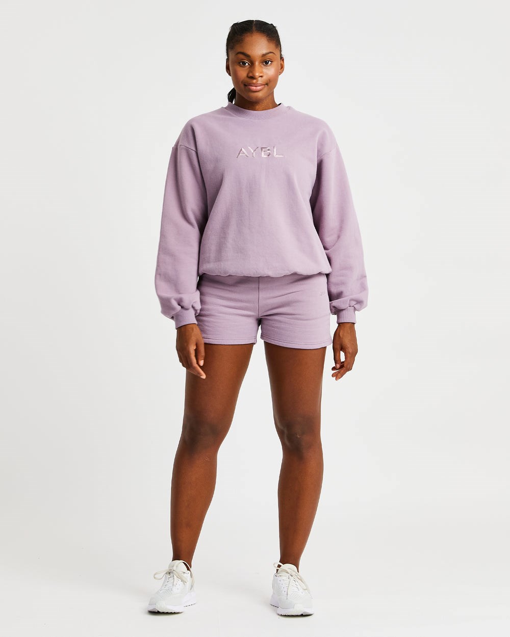 AYBL Everyday Oversized Shorts Muted Mauve | 290576-GRA