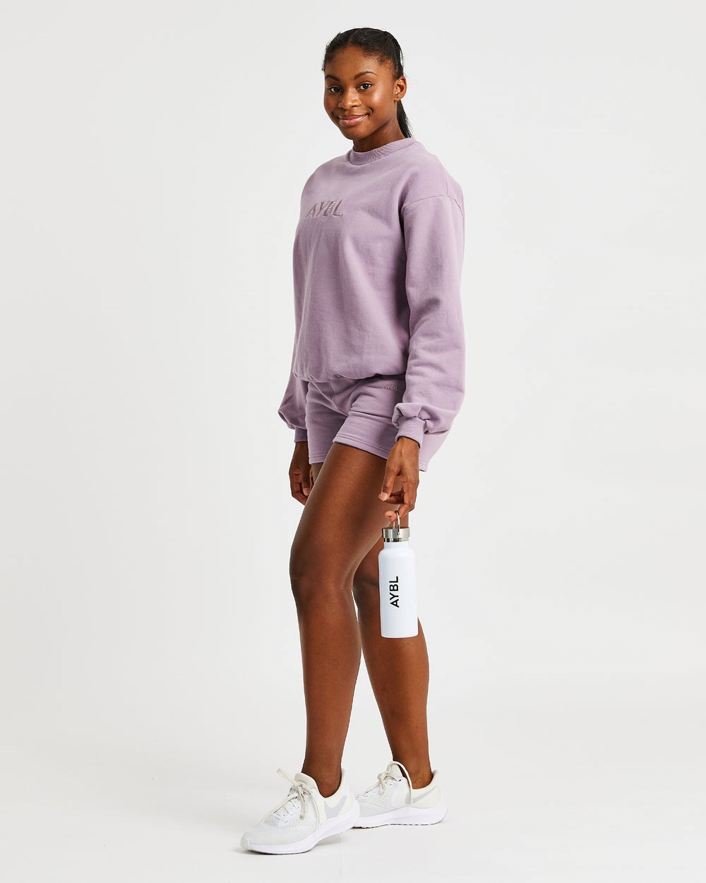 AYBL Everyday Oversized Shorts Muted Mauve | 290576-GRA