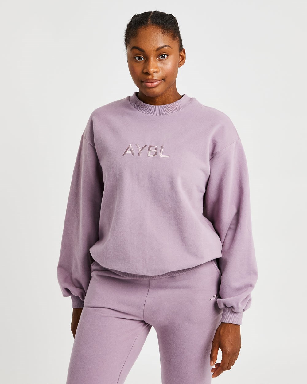 AYBL Everyday Oversized Swetry Muted Mauve | 672941-IGN