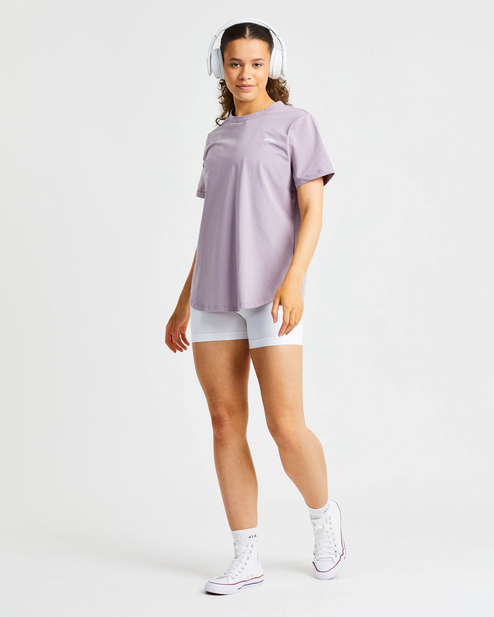 AYBL Everyday Oversized T Shirt Muted Mauve | 847015-VRG