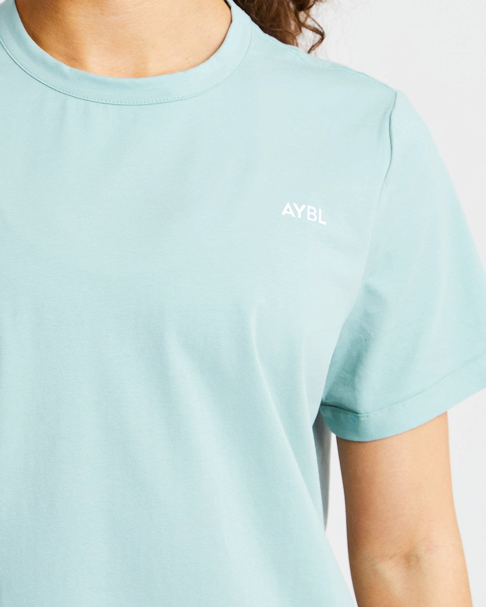 AYBL Everyday Oversized T Shirt Soft Sage | 317592-ZDC