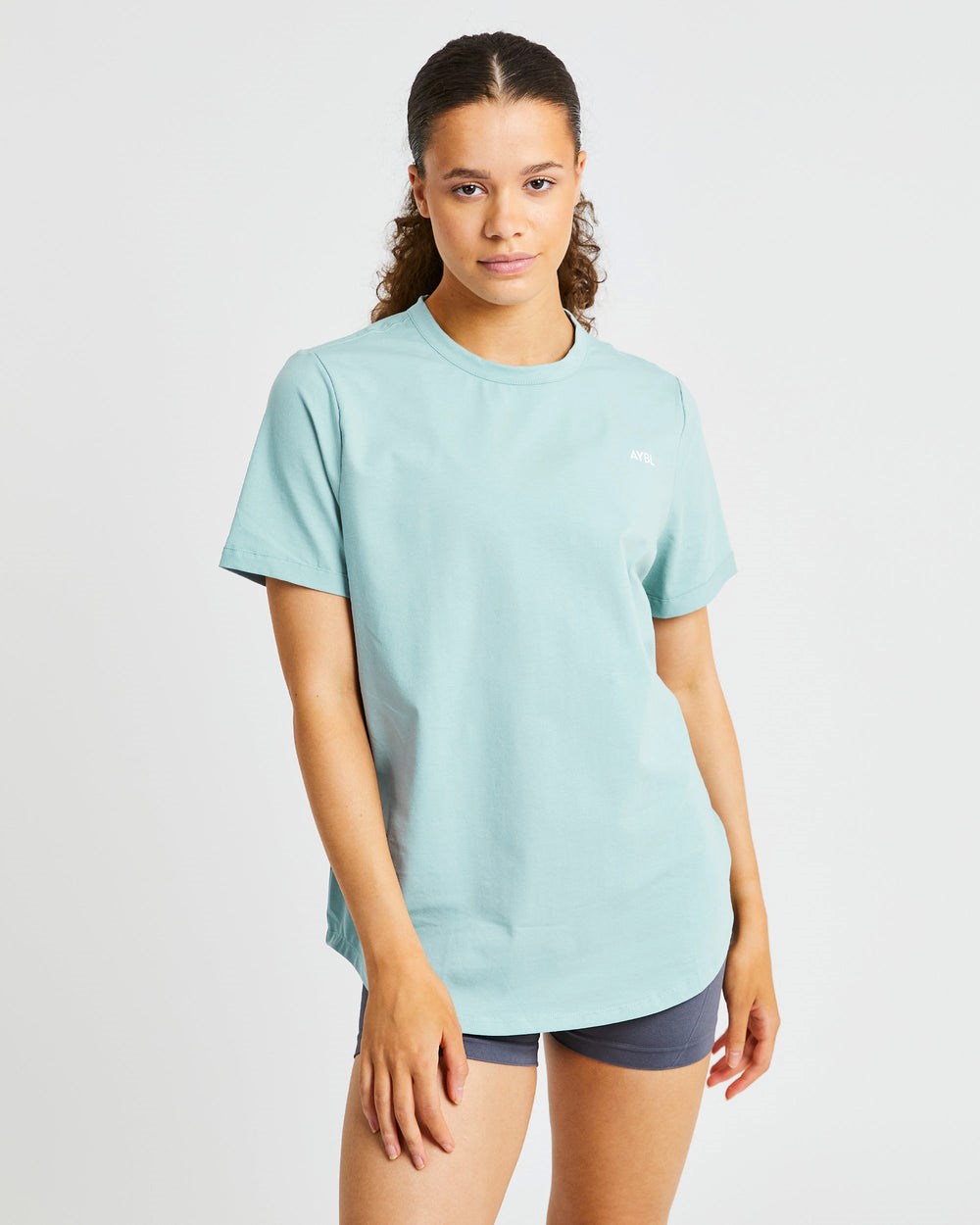 AYBL Everyday Oversized T Shirt Soft Sage | 317592-ZDC