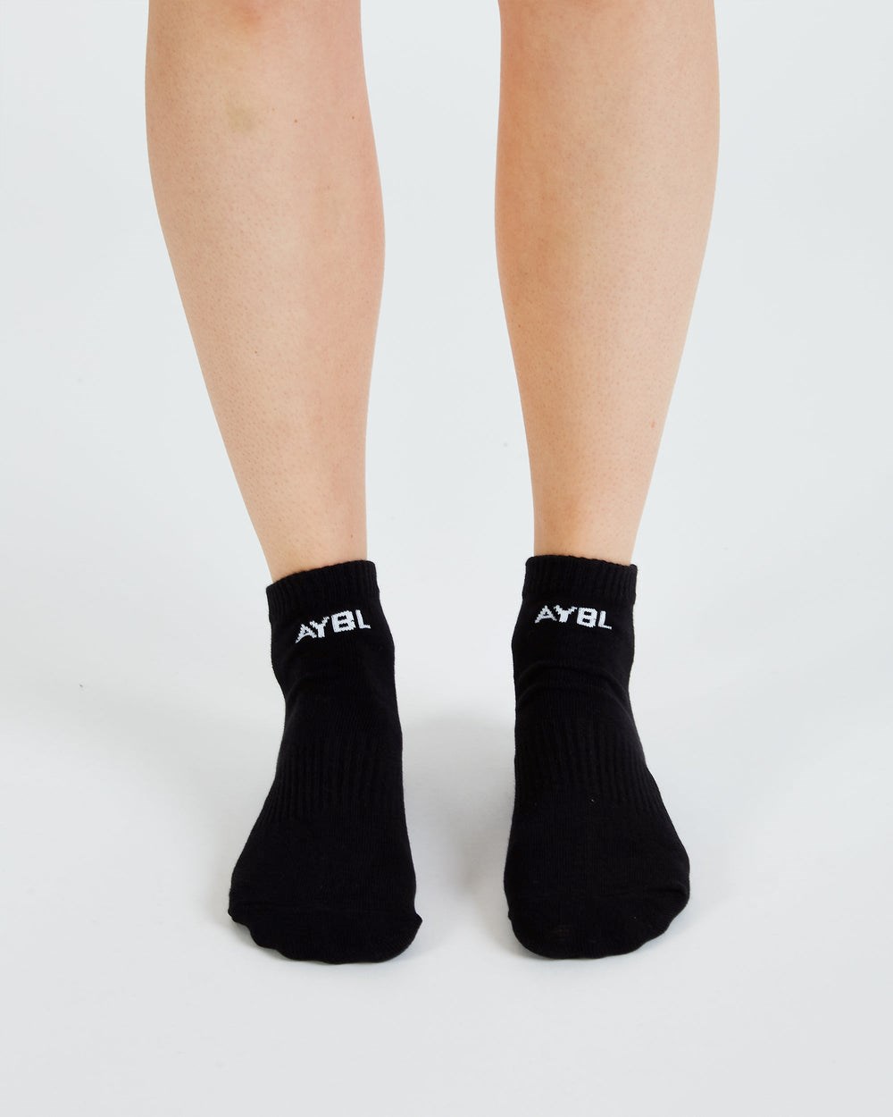 AYBL Everyday Trainer Socks (3 Pack) Czarne | 619703-WYU